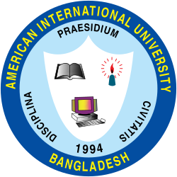 American International University-Bangladesh Crest